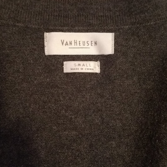 VAN HEUSEN Gray Women's Cardigan size S - Picture 2 of 3